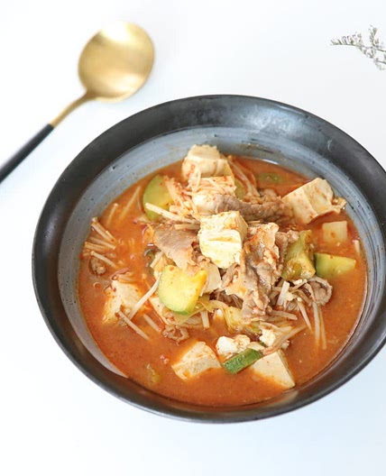 차돌박이된장찌개 진하고 구수하게 끓이는법