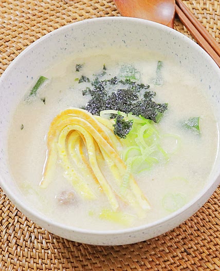 밀가루 우유 떡국