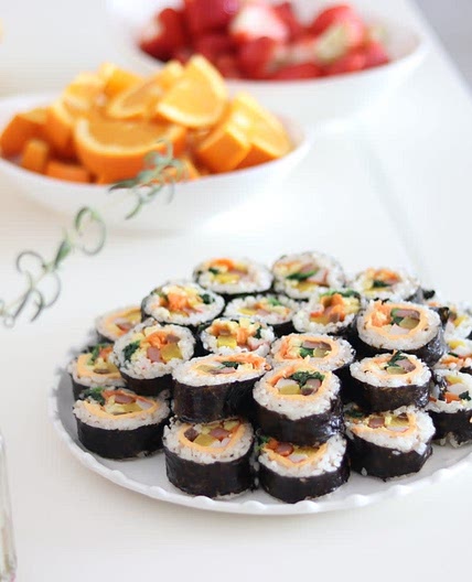치즈 김밥 맛있게싸는법 계속 먹게 되네 ~