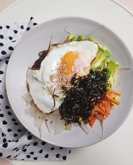 백종원 야채 콩나물 비빔밥