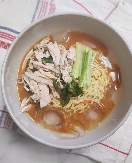 백종원 닭가슴살 냉라면 초계라면