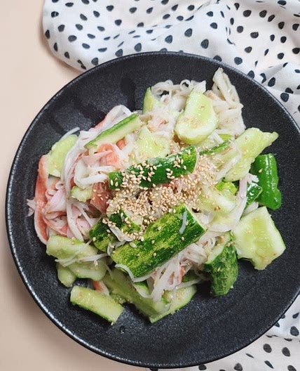 크래미 오이 무침