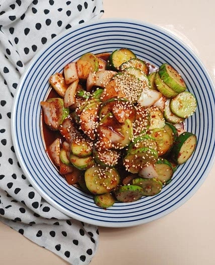 오이 양파 무침