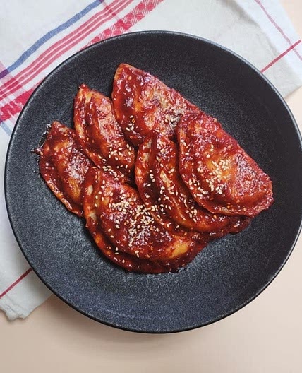 편스토랑 류수영 무침 만두