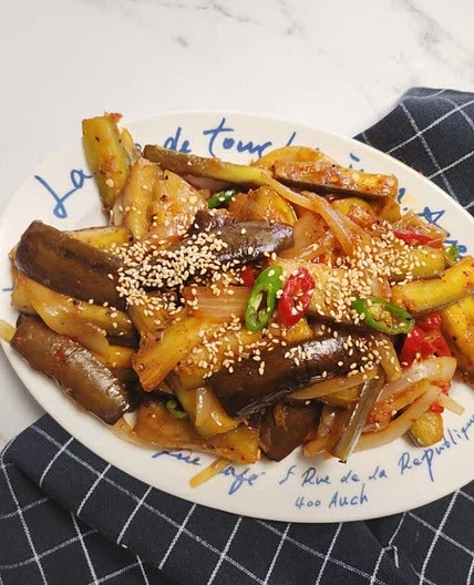 가지볶음