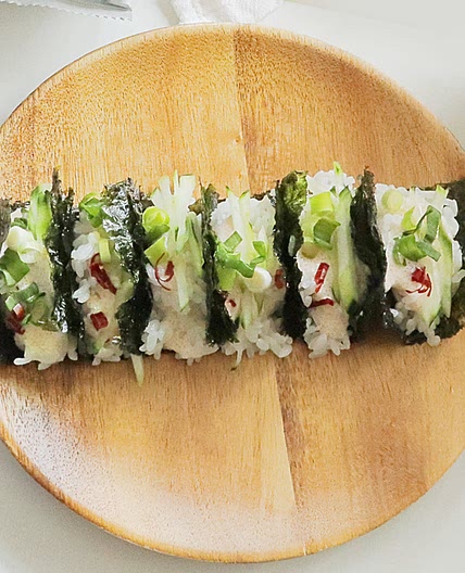 조미김 초밥 명란마요 김밥