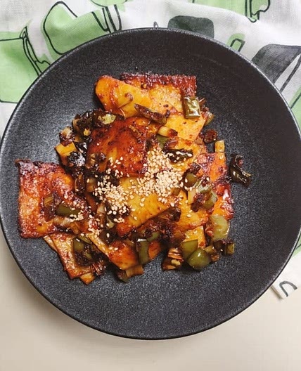 편스토랑 류수영 매콤 어묵볶음