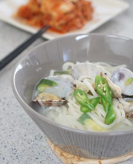 바지락칼국수 황금레시피 추운날 먹으니 더 맛있다