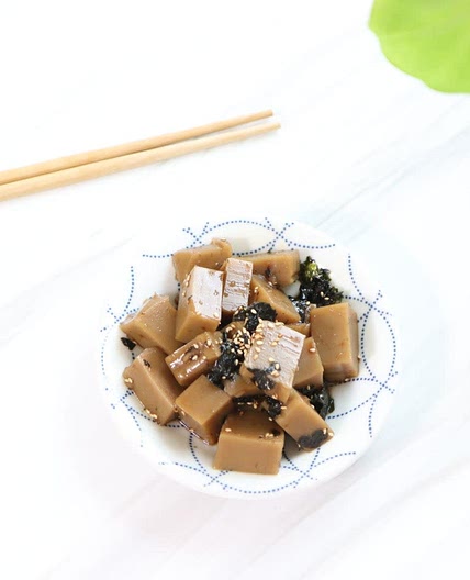 도토리묵무침 만드는법 간장양념으로 아이 입맛에 맞게
