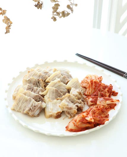 삼겹살 수육 만들기 전기밥솥으로 더 쉽게 했어요