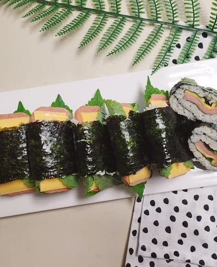 스팸 치즈 김밥