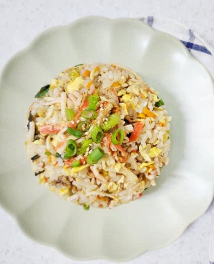 맛살 계란 볶음밥 만들기
