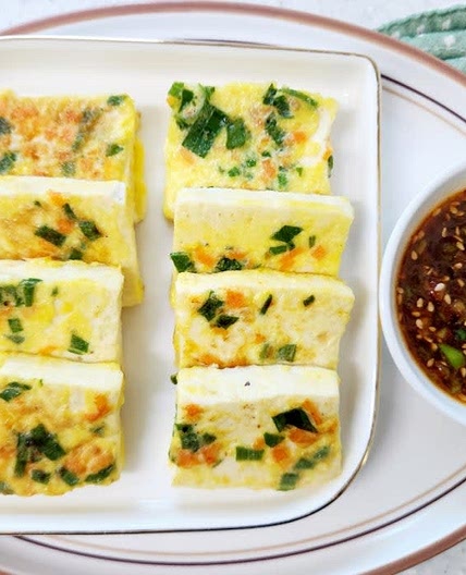 계란 두부부침 만들기