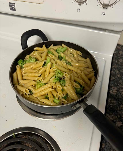 Broccoli and Garlic Penne