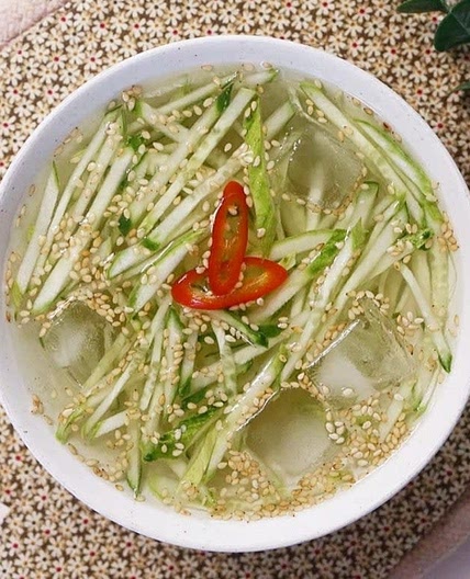 냉면육수 오이냉국 만드는 법