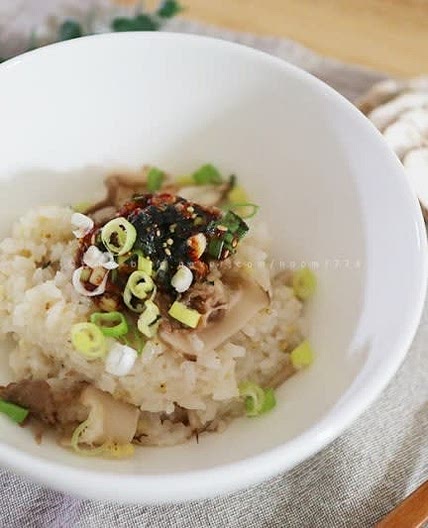 표고버섯밥 만들기