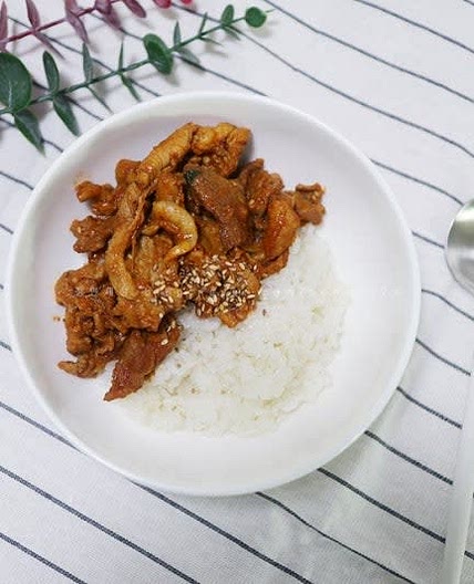 제육덮밥 만들기
