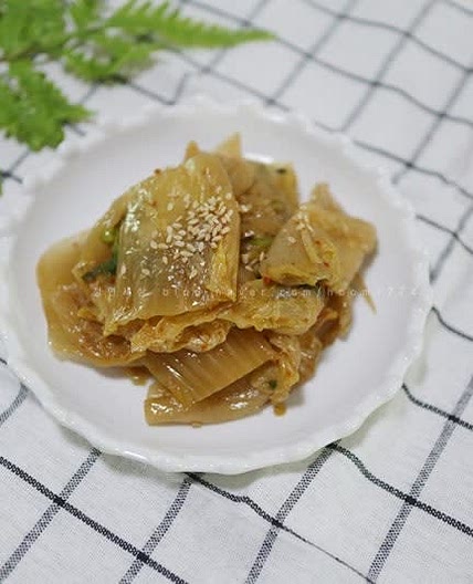 묵은지볶음 만들기