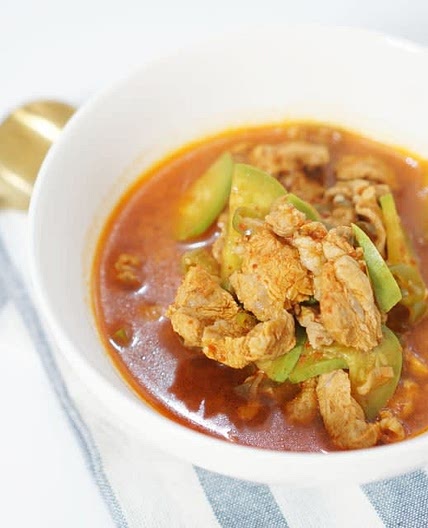 애호박찌개 만드는법 얼큰하니 맛있게 ~