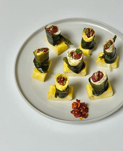🥢육회명이 돌돌말이