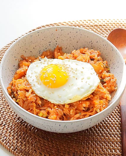 참치 깍두기 곤약밥 김치볶음밥