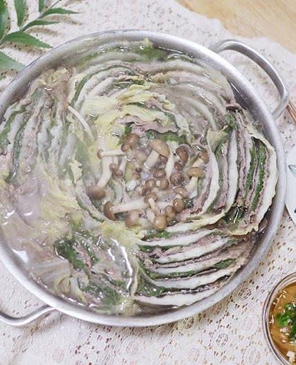 밀푀유나베 만들기