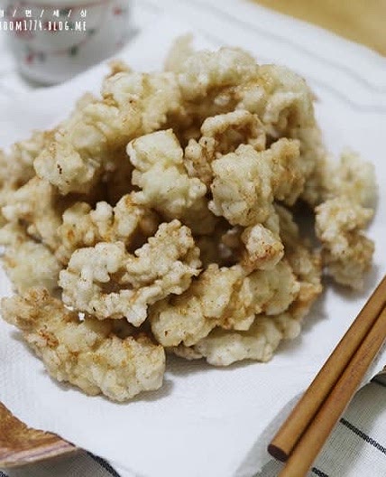 찹쌀탕수육 만들기