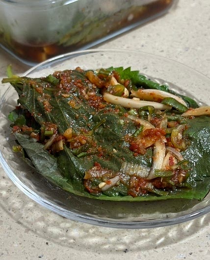 깻잎 김치 만들기