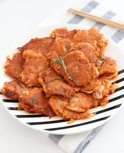 백종원 김치전 만드는법 돼지고기도 넣어서 해봤어요