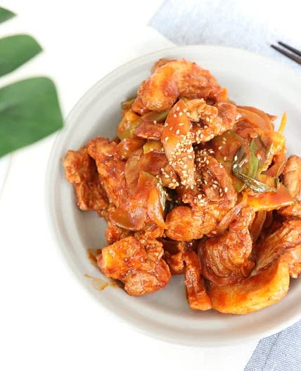 제육볶음 황금레시피 삼겹살로 맛나게 만들기