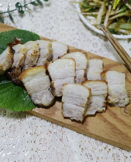 에어프라이어 삼겹살 구이 만들기
