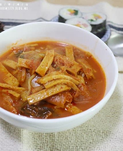 김치어묵라면 만들기,얼큰 오뎅라면 추천