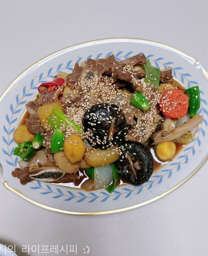 명절음식 소갈비찜 레시피 LA갈비찜 만들기