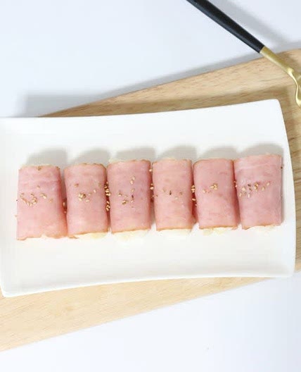 햄주먹밥 , 햄말이로 한끼 먹기
