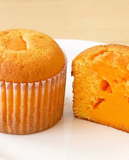 진한 치즈 필링이 가득, 황치즈 머핀