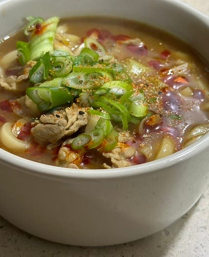 매콤 카레우동 레시피