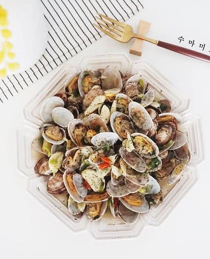 바지락술찜 레시피
