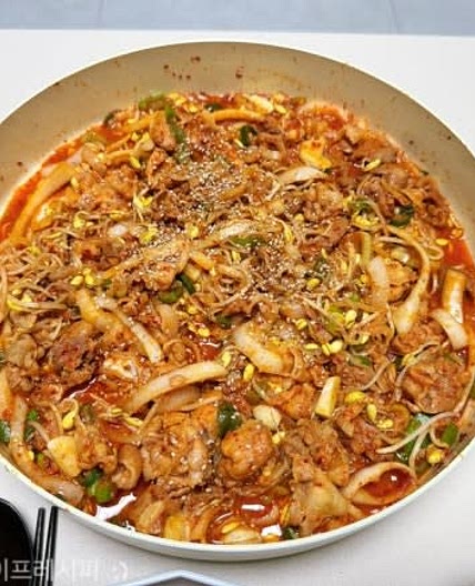 백종원 콩불 레시피 대패삼겹살제육볶음 콩나물불고기 만드는법 대패삼겹살 요리
