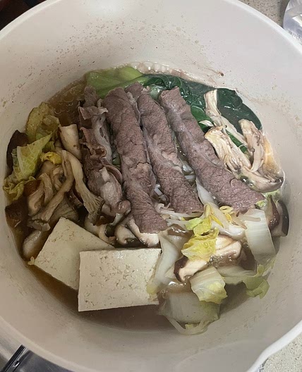초간단! 두부 버섯 전골