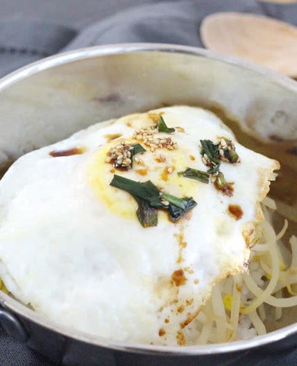 콩나물비빔밥 간단하게 한끼 해먹기