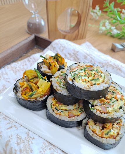 쉽고 간단하게 만드는 원팬 김밥