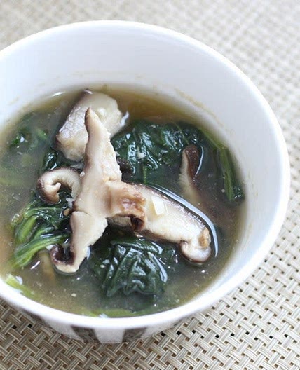 시금치된장국 맛있게끓이는법 아기도 잘먹어요 ~