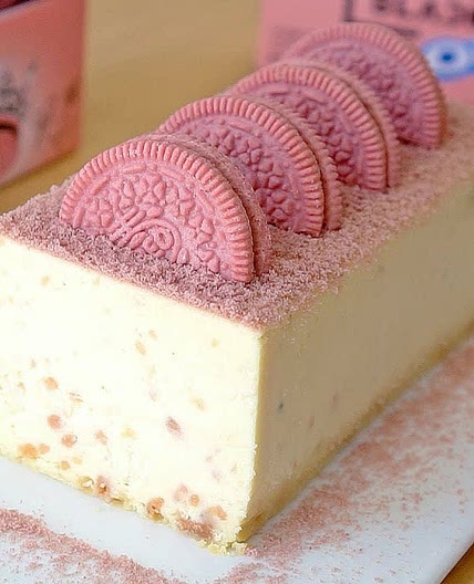 핑크핑크한 오레오 치즈 테린느