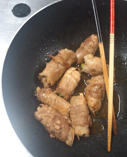 야끼 삽겹살 구이 ~숙주랑 먹으면 지연카세!