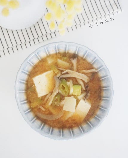 버섯두부된장찌개 레시피