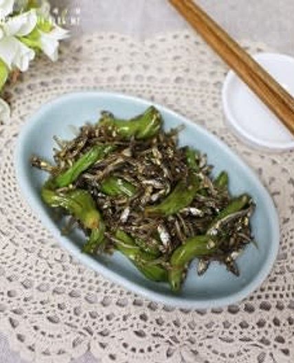 꽈리고추멸치볶음"만들기