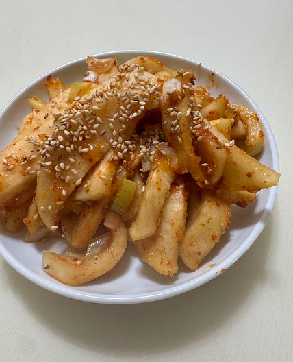 보쌈 무김치