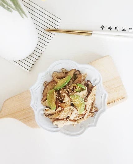 생표고버섯볶음