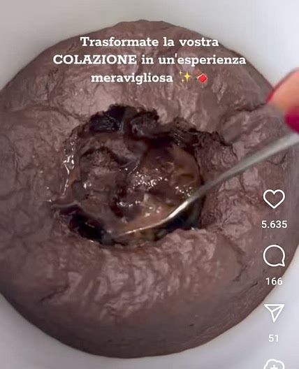 Tortino di avena al cioccolato