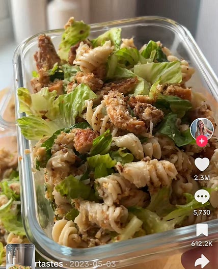 Chicken Caesar Pasta Salad